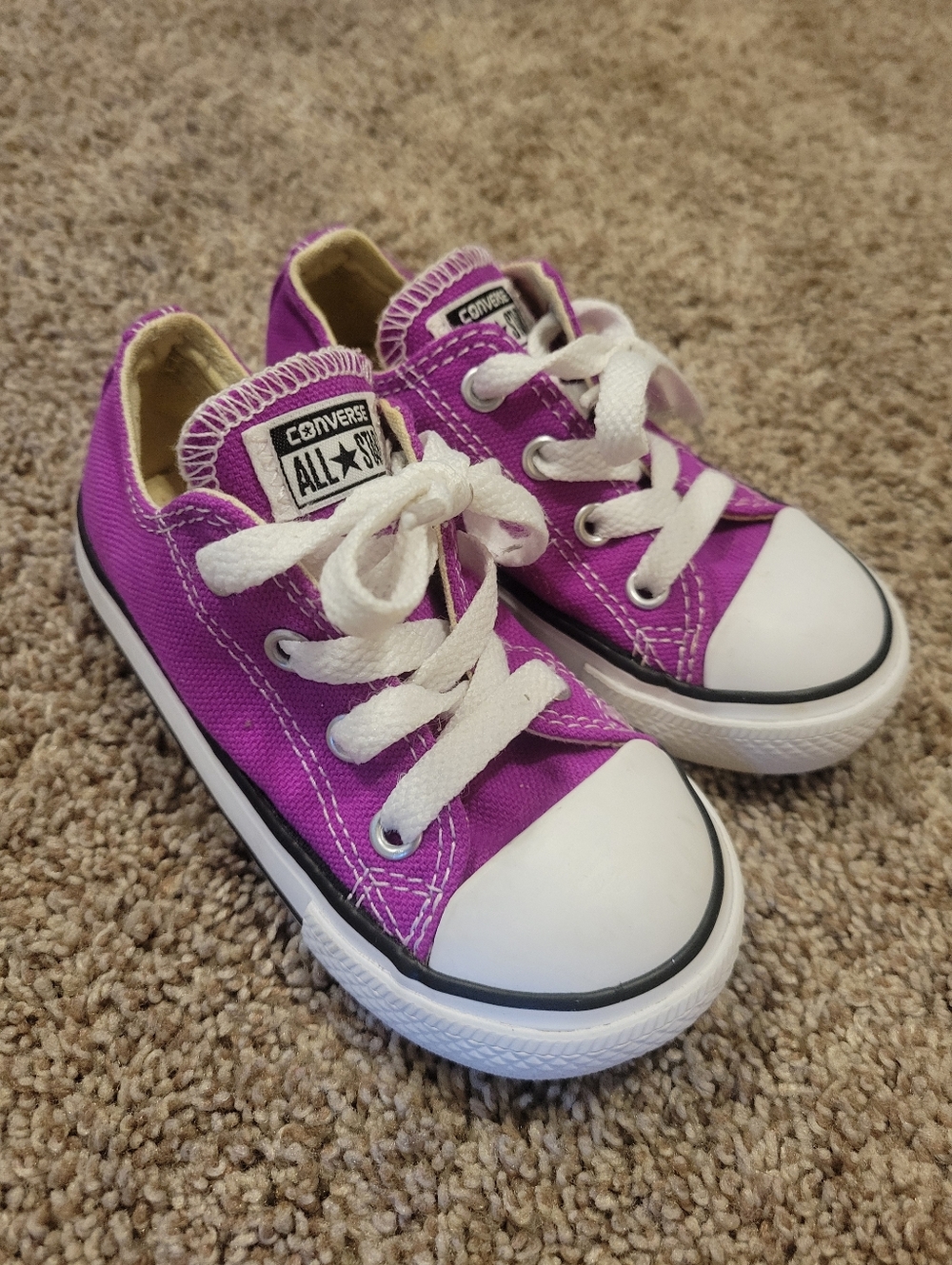 Converse Infant Sneakers Purple Size 7 Infant